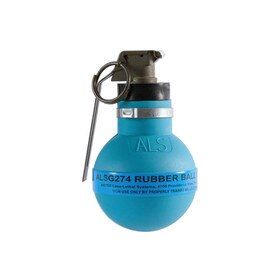 Law enforcement CS grenade with handball construction.